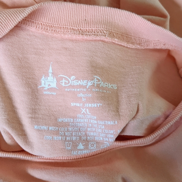 Walt Disney World Spirit Jersey Rose Gold Peach XL Glitter Disney Parks Adult - Picture 6 of 8